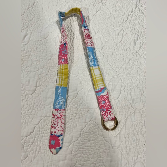 Lilly Pulitzer Accessories - Lilly Pulitzer Patchwork Belt